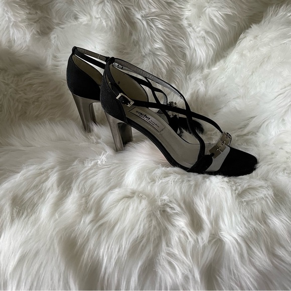 Sacha London heels made in Spain. Black & metallic in great condition. - Picture 3 of 5